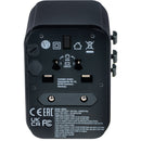 Verbatim UTA-03 30W 5-Port USB-C/USB-A Universal Travel Adapter