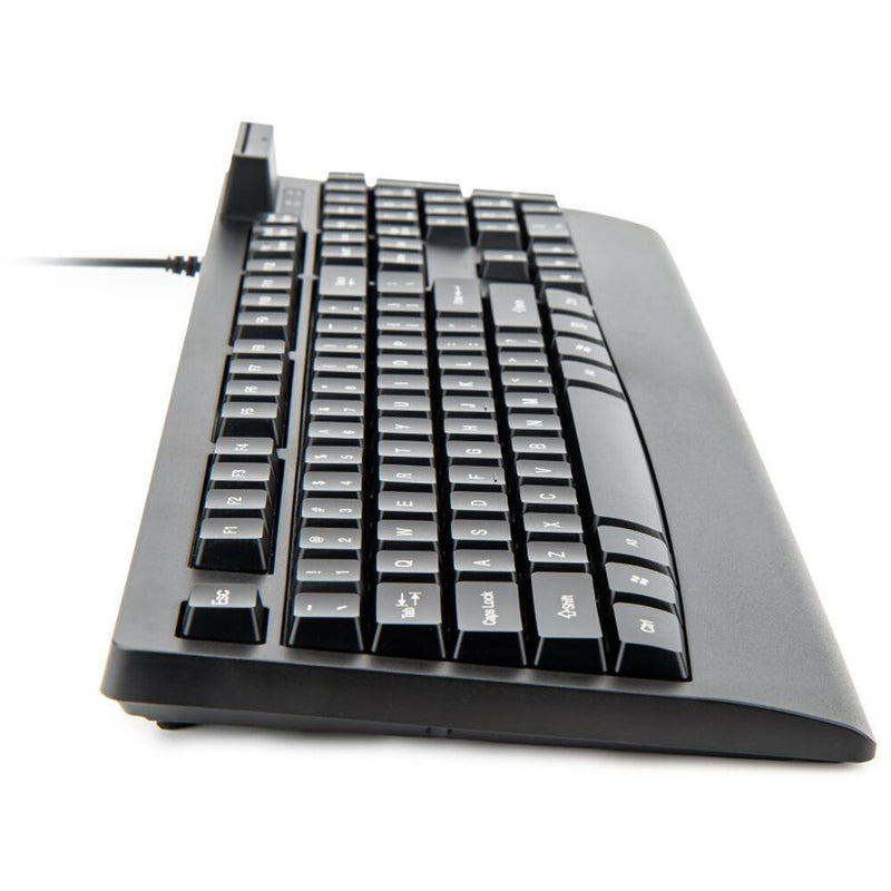 Rocstor KS18 Security USB Keyboard with Built-In Smart Card Reader