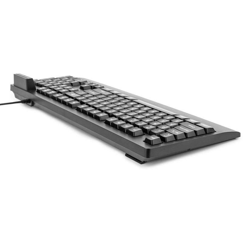 Rocstor KS18 Security USB Keyboard with Built-In Smart Card Reader