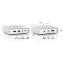 Luxor SideTrak Multiport Speaker Hub (Silver)