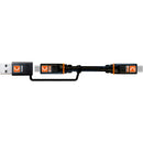 Comprehensive Pro AV/IT Integrator Series Transformer USB-C to USB-C or USB-A Cable (3')