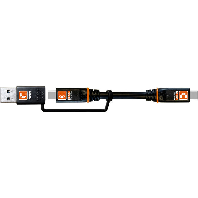 Comprehensive Pro AV/IT Integrator Series Transformer USB-C to USB-C or USB-A Cable (3')