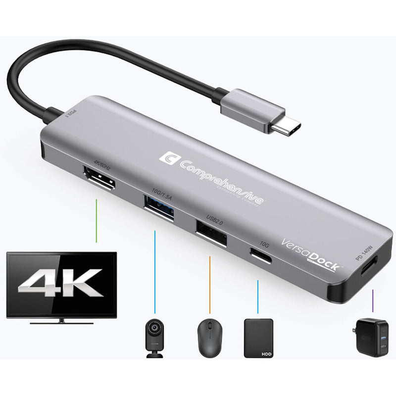 Comprehensive VersaDock VDK-1135 USB-C 4K Portable Laptop Docking Station