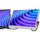 Luxor SideTrak 14" Portable Monitor (Light Silver)