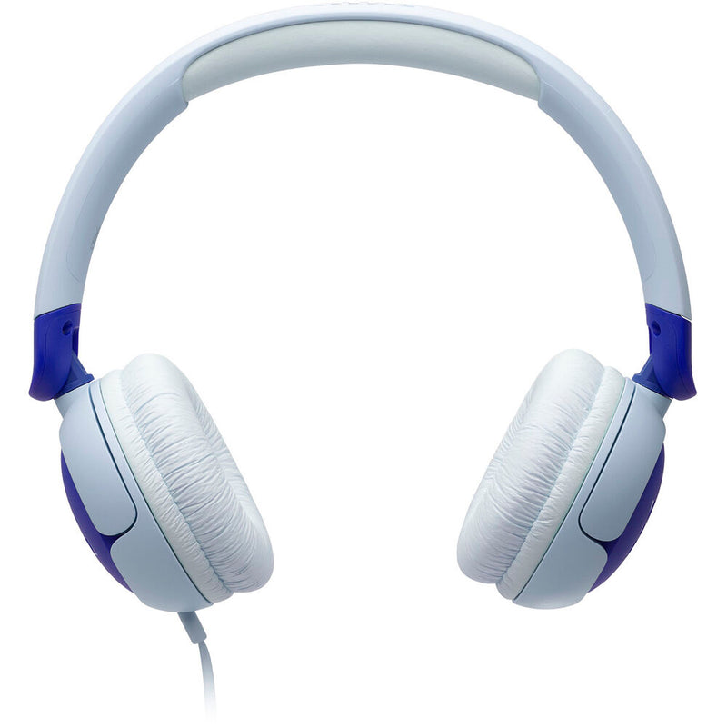 JBL Junior 320 Kid Safe On-Ear Wired Headphones (Blue)