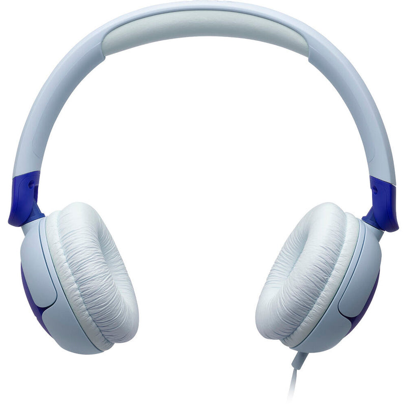 JBL Junior 320 Kid Safe On-Ear Wired Headphones (Blue)