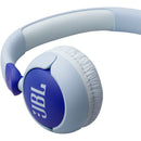 JBL Junior 320 Kid Safe On-Ear Wired Headphones (Blue)