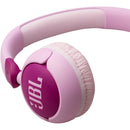 JBL Junior 320 Kid Safe On-Ear Wired Headphones (Purple)