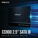 PNY 500GB CS900 SATA III 2.5" Internal SSD Kit (2-Pack)