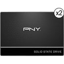 PNY 500GB CS900 SATA III 2.5" Internal SSD Kit (2-Pack)