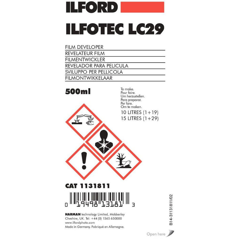 Ilford Ilfotec LC29 Liquid Film Developer (500mL)