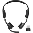 SHOKZ OpenMeet Bone Conduction Wireless Open-Ear Headset with USB-C Adapter