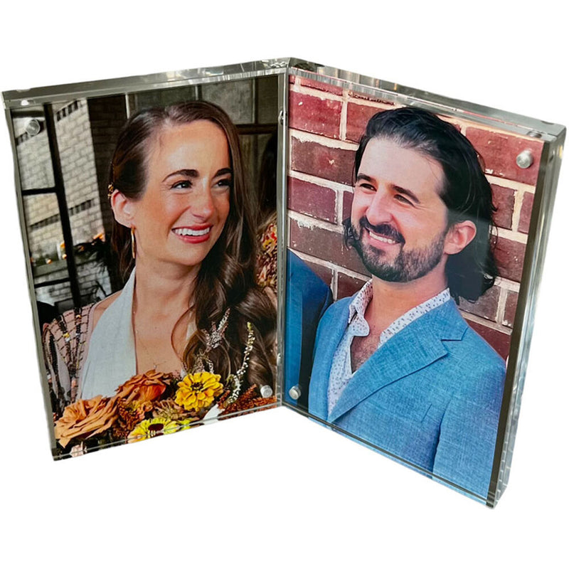 Canetti Design Group Double Magnet 4 x 6" Frame (Clear, Vertical)