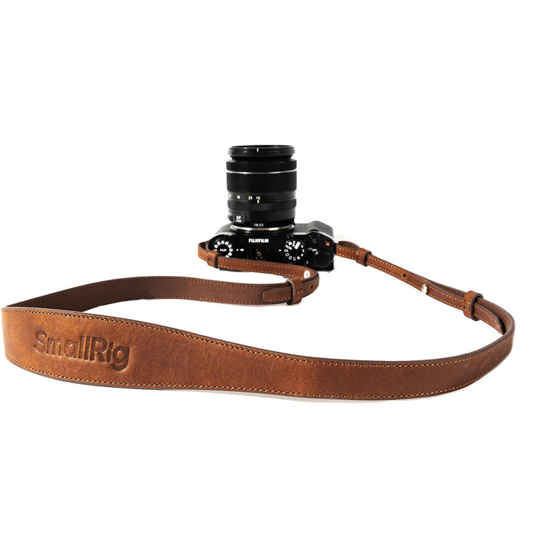SmallRig Leather Camera Shoulder Strap (Brown)
