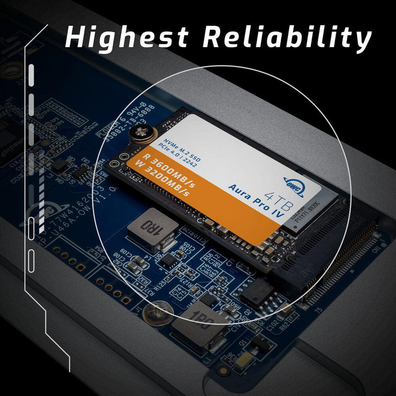 OWC 4TB Aura Pro IV PCIe 4.0 NVMe M.2 2242 SSD