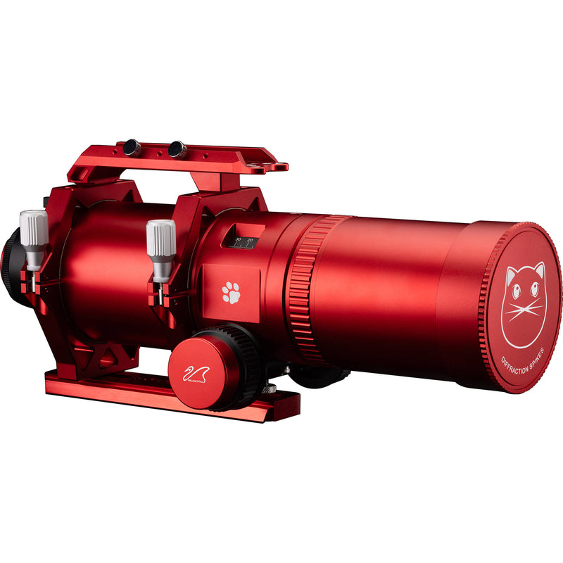 William Optics Cat 71 WIFD 71mm f/4.9 Apochromatic Refractor Telescope (Red)