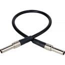 Canare MVPC001F Midsize Video Patch Cord (1', Black)