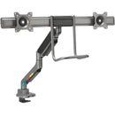 Kensington SmartFit Dual Gas Arm with Crossbar and Handle