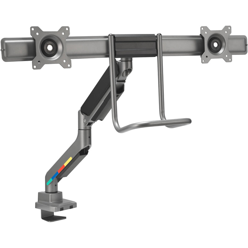 Kensington SmartFit Dual Gas Arm with Crossbar and Handle