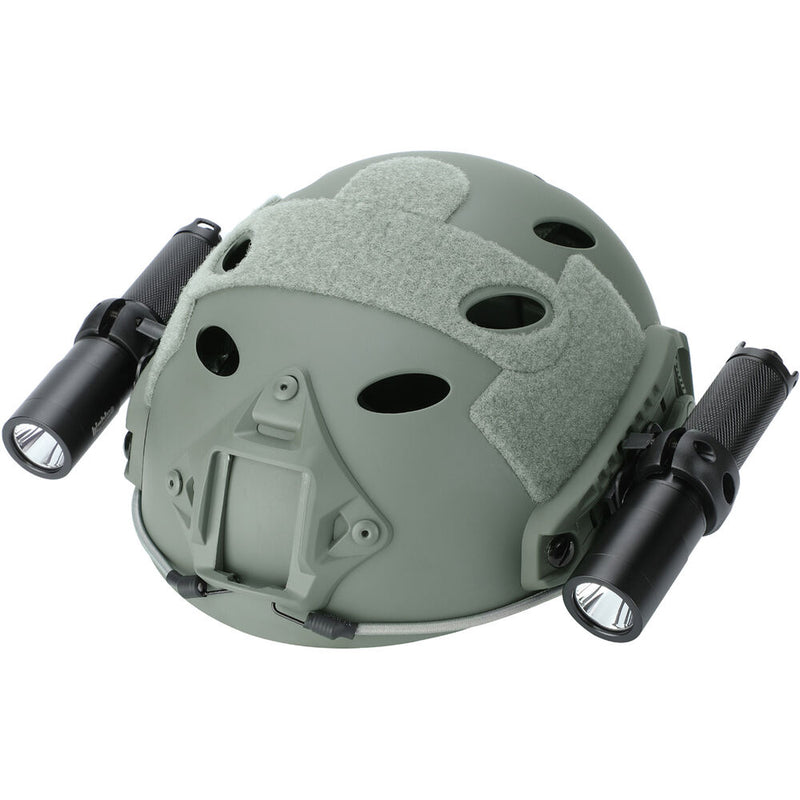 Bigblue Dual-Light Dive Helmet with Adjustable Mounts (Urban Gray)