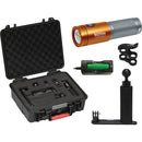 Bigblue Black Molly VII with Case and Single-Arm Camera Tray (Orange)