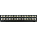 Bittree 2 RU 2x48 Mono-Spaced Audio Patch Panel with E3 Connectors & Two Over/Under Type Designation Strips (7" Deep Chassis)