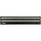 Bittree 2 RU 2x48 Mono-Spaced Audio Patch Panel with E3 Connectors & Two Over/Under Type Designation Strips (7" Deep Chassis)
