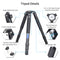 ARTCISE AS90C Carbon Fiber Tripod with Ball Head and 75mm Bowl Adapter (Black)