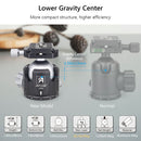 ARTCISE AS90C Carbon Fiber Tripod with Ball Head and 75mm Bowl Adapter (Black)