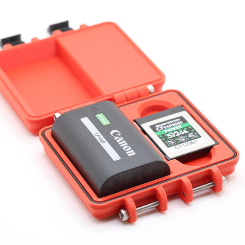 Bioluminous Battery and Memory Card Box for LP-E6