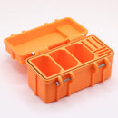 Bioluminous Tri-Battery/Card Box for Sony NP-FZ100 (Orange with Black Clips)