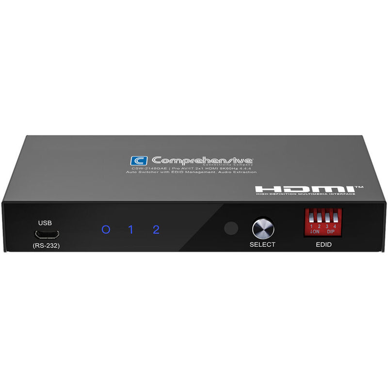 Comprehensive Pro AV/IT Integrator Series 2x1 HDMI 8K60 Auto Switcher