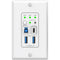 Comprehensive Pro AV/IT Integrator GX Series 6-Port USB Wall Plate Extender Kit
