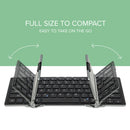Plugable 15.6" USB-C Portable Monitor with Full-Size Folding Bluetooth Keyboard and Case