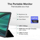 Plugable 15.6" USB-C Portable Monitor with Universal Tablet Stand