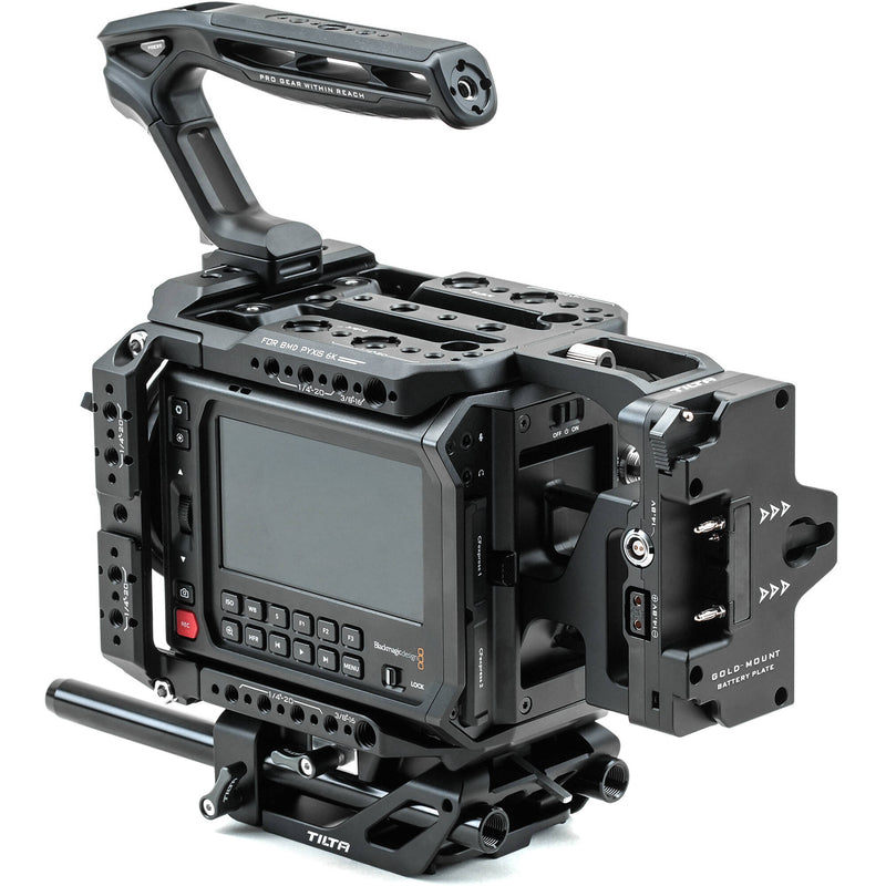 Tilta Camera Cage Pro Kit for Blackmagic PYXIS 6K/12K (Gold Mount)