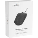 Rocstor M11 Wired Contoured Mouse