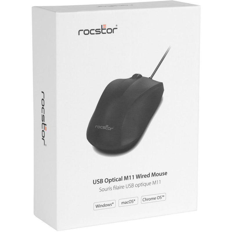 Rocstor M11 Wired Contoured Mouse