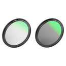 SmallRig 52mm MagEase Magnetic CPL and 1/4 Black Mist Filter Kit