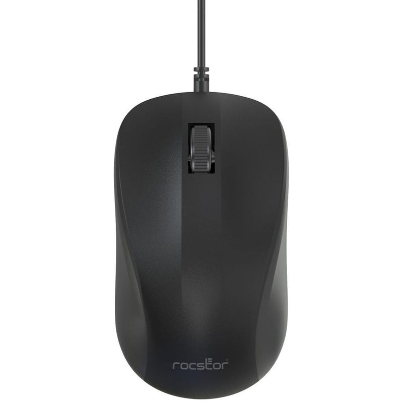 Rocstor QM1 Contoured Wired Mouse