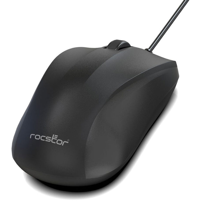Rocstor QM1 Contoured Wired Mouse