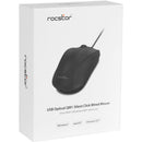 Rocstor QM1 Contoured Wired Mouse