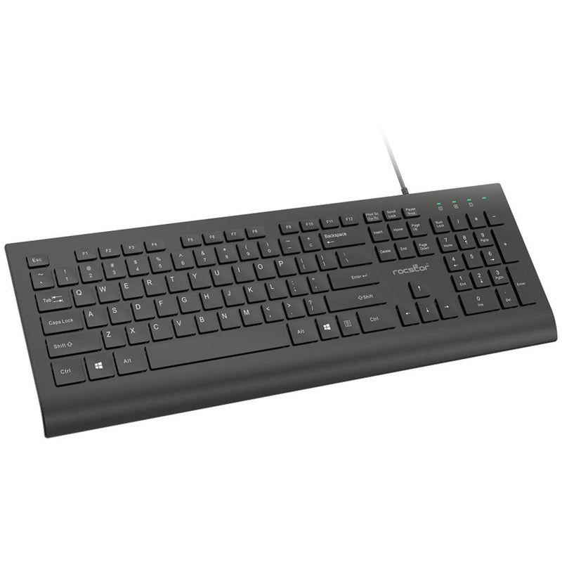 Rocstor K10 Wired 104-Key Keyboard