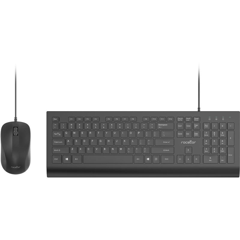 Rocstor CK1 Wired Keyboard and Mouse Combo