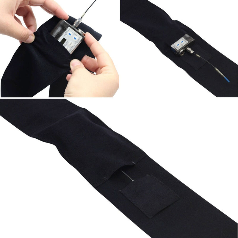 Remote Audio URSA Waist Side Strap with Big Pouch (Medium, Black)