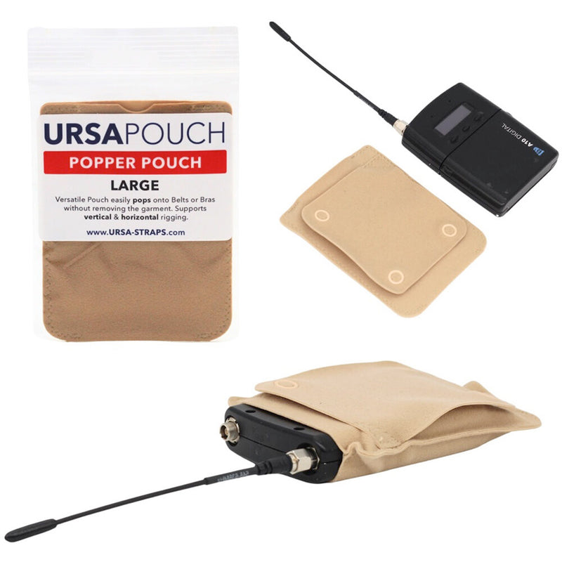 Remote Audio URSA Popper Pouch (Large, Beige)