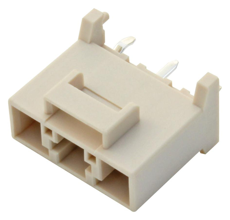 JST / JAPAN SOLDERLESS TERMINALS B03B-VYHSK-M-1 (LF)(SN) Pin Header, Wire-to-Board, 6.5 mm, 1 Rows, 3 Contacts, Through Hole Right Angle, VYH