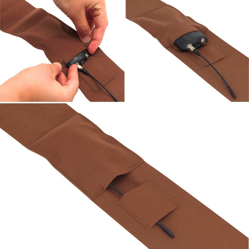 Remote Audio URSA Waist Side Strap with Big Pouch (Small, Caramel)