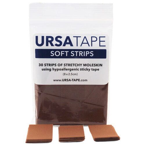 Remote Audio URSA Small Soft Strip Tape for Lavalier Microphones (30-Pack, Caramel)