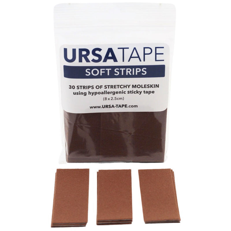 Remote Audio URSA Small Soft Strip Tape for Lavalier Microphones (30-Pack, Caramel)